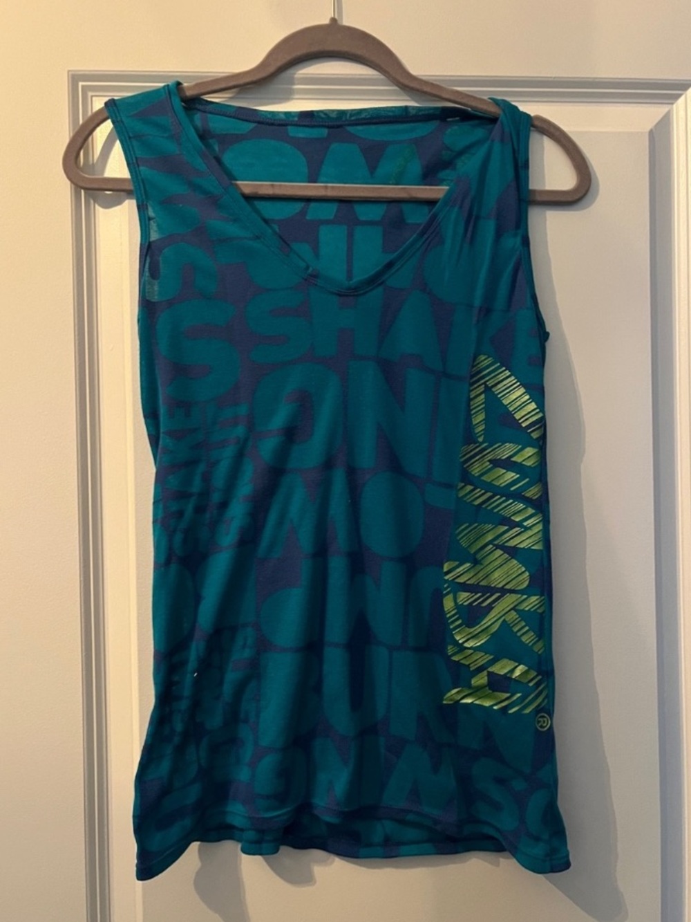 Zumba Graphic Tee Tank Athletic Top